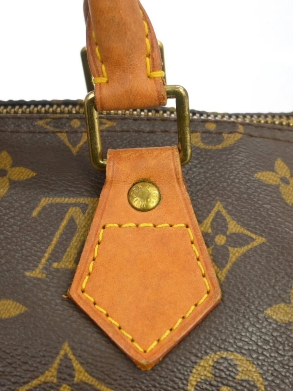 LOUIS VUITTON SPEEDY 35 HANDBAG MONOGRAM CANVAS - Picture 11 of 14